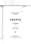 Thumbnail Estudios de Chopin, Ed. Cortot part 1